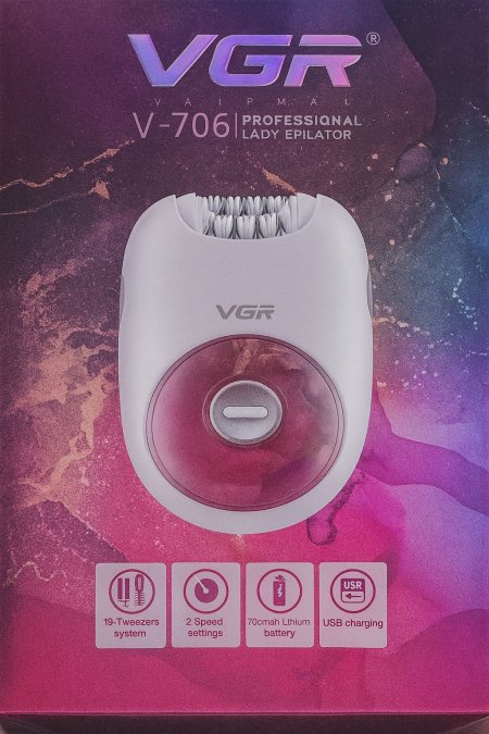 ماكينة إزالة الشعر الاحترافية للسيدات V-706