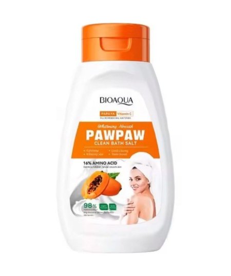ملح استحمام منظف بالبابايا